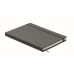 Carnet personnalisé pas cher en couleur A5 pages lignées couleur gris foncé deuxième vue