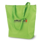 Sac isotherme personnalisé pas cher en polyester 210T Fresh couleur vert lime troisième vue principale