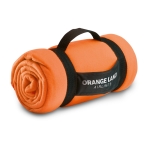 Couverture publicitaire en polaire à poignée en nylon 180 g/m² Colors couleur orange vue principale