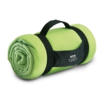 Couverture publicitaire en polaire à poignée en nylon 180 g/m² Colors couleur vert lime vue principale