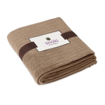 Couverture en polaire avec étiquette pour logo 240 g/m² Yellow Stone couleur kaki deuxième vue principale