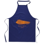 Tablier personnalisable pour entreprises en coton 180 g/m2 Chef couleur bleu vue principale