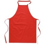 Tablier personnalisable pour entreprises en coton 180 g/m2 Chef couleur rouge