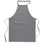 Tablier personnalisable pour entreprises en coton 180 g/m2 Chef couleur gris