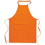 Tablier personnalisable pour entreprises en coton 180 g/m2 Chef couleur orange