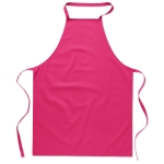 Tablier personnalisable pour entreprises en coton 180 g/m2 Chef couleur fuchsia