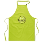 Tablier personnalisable pour entreprises en coton 180 g/m2 Chef couleur vert lime vue principale