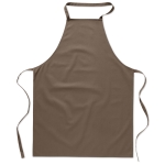 Tablier personnalisable pour entreprises en coton 180 g/m2 Chef couleur taupe