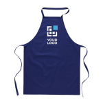 Tablier personnalisable pour entreprises en coton 180 g/m2 Chef vue avec zone d'impression