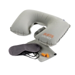 Set de voyage avec oreiller, masque et bouchons d'oreille First Class couleur gris quatrième vue principale