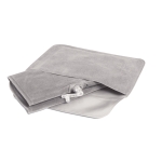 Oreiller de voyage gonflable personnalisé avec logo Basic Style couleur gris deuxième vue