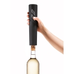 Ouvre-bouteille électrique à offrir avec finition mate Silken couleur noir quatrième vue