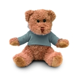 Ours en peluche promotionnel avec sweat coloré Teddy couleur gris