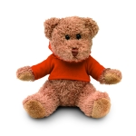 Ours en peluche promotionnel avec sweat coloré Teddy couleur orange