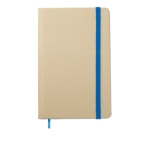 Carnets de poche recyclés personnalisés A6 pages unies EcoNote couleur bleu