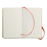 Carnets de poche recyclés personnalisés A6 pages unies EcoNote couleur rouge deuxième vue