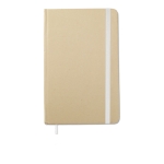 Carnets de poche recyclés personnalisés A6 pages unies EcoNote couleur blanc