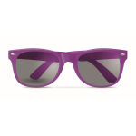 Lunettes de soleil personnalisées avec protection UV400 Regular couleur violet deuxième vue