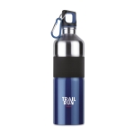 Gourde en acier personnalisable de grande taille 750 ml Explorer couleur bleu deuxième vue principale