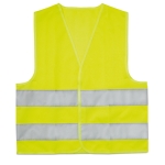 Gilet de sécurité réfléchissant personnalisé pour enfants Visible Mini couleur jaune