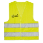 Gilet de sécurité réfléchissant personnalisé pour enfants Visible Mini couleur jaune vue principale