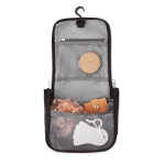 Trousse de toilette de voyage en polyester haute densité ExtraLarge couleur noir deuxième vue