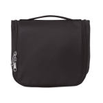 Trousse de toilette de voyage en polyester haute densité ExtraLarge couleur noir quatrième vue