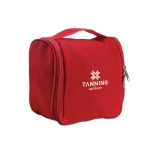 Trousse de toilette de voyage en polyester haute densité ExtraLarge couleur rouge