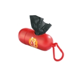 Distributeur de sacs à  excréments DogWalk couleur rouge deuxième vue principale