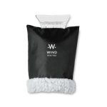 Grattoir à glace personnalisé avec moufle à laine de mouton ClearGlove couleur noir deuxième vue principale