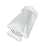 Grattoir à glace personnalisé avec moufle à laine de mouton ClearGlove couleur blanc