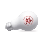 Cadeau antistress publicitaire en forme d'ampoule ZenBulb couleur blanc deuxième vue principale