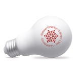 Cadeau antistress publicitaire en forme d'ampoule ZenBulb couleur blanc deuxième vue principale