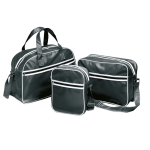Sac à main personnalisé en PVC de type bowling Paris couleur noir deuxième vue