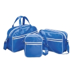 Sac à main personnalisé en PVC de type bowling Paris couleur bleu deuxième vue