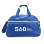 Sac à main personnalisé en PVC de type bowling Paris couleur bleu vue principale