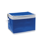 Glacière publicitaire non tissée pour 6 canettes 80 g/m2 Basic Style couleur bleu