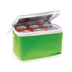 Glacière publicitaire non tissée pour 6 canettes 80 g/m2 Basic Style couleur vert deuxième vue