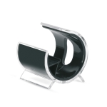 Support téléphone portable Curve couleur noir