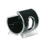 Support téléphone portable Curve couleur noir troisième vue