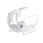 Support téléphone portable Curve couleur blanc