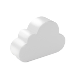 Article antistress en forme de nuage à offrir ZenCloud couleur blanc troisième vue