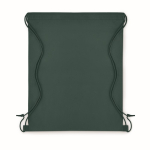 Sac à dos cordelette personnalisable non woven 80g/m2 Basic couleur vert foncé deuxième vue
