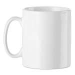 Tasse en céramique blanche spéciale pour sublimation de 300 ml couleur blanc
