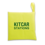 Gilet de sécurité réfléchissant sérigraphié en polyester Visible couleur jaune deuxième vue principale