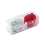 Set cadeau de 2 lumières pour vélo ou extérieur, blanche et rouge couleur multicolore