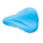 Housse de selle de vélo publicitaire en polyester Colors couleur bleu