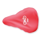 Housse de selle de vélo publicitaire en polyester Colors couleur rouge deuxième vue principale