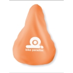 Housse de selle de vélo publicitaire en polyester Colors couleur orange vue principale