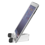 Support personnalisé très original pour tablette et smartphone Minim couleur blanc troisième vue